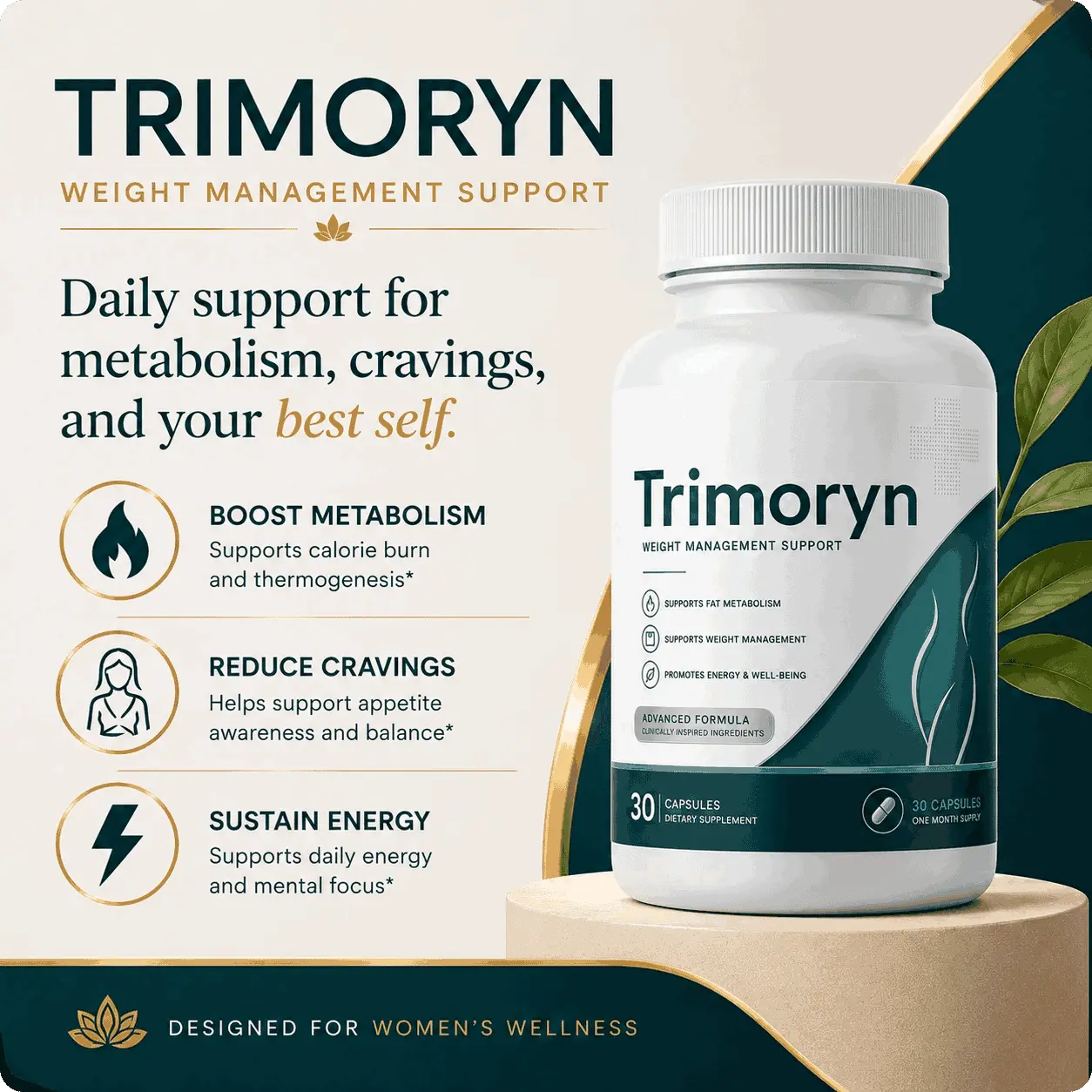 Trimoryn Weight Management Support bottle
